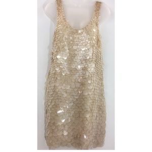 NWOT Renzo and Kai Silk & Paillette Dress